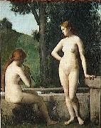 Jean-Jacques Henner Idylle oil painting reproduction